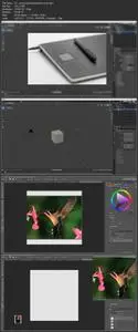 3D Modelling a Hobbit Door Scene in Blender 2.9 & Adobe Photoshop