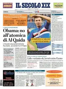 IL SECOLO XIX DEL 14 APRILE 2010