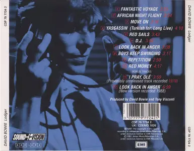 David Bowie - Lodger (1979) [1991, EMI, CDP 79 7724 2]