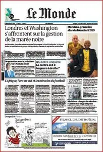 Le Monde 12 juin 2010 