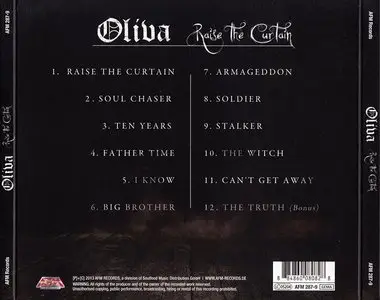 Oliva - Raise The Curtain (2013) [Limited Ed.] Digipak