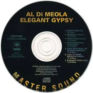 Al Di Meola - Elegant Gypsy (1977) Japanese Remastered Reissue 1997