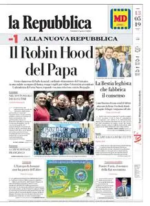 la Repubblica – 13 maggio 2019