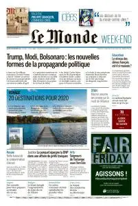 Le Monde du Samedi 30 Novembre 2019