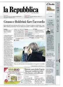 la Repubblica - 12 Gennaio 2018