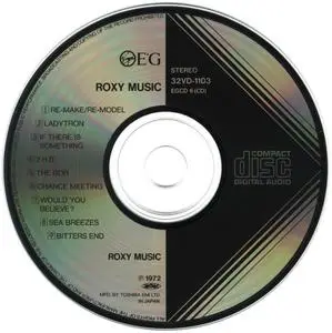 Roxy Music - Roxy Music (1972) [1987, Japan, 1st Press] {Black Triangle CD}