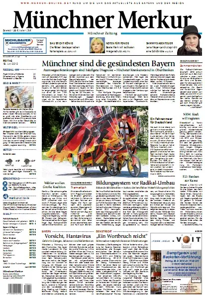 Münchner Merkur vom 18. Juni 2010