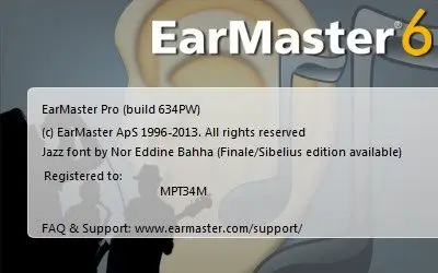 EarMaster Pro 6 Build 634PW