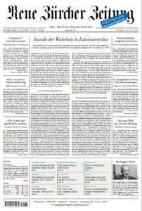 Neue Zuericher Zeitung 12 April 2014