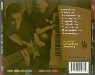Jimmy Haslip featuring Joe Vannelli - NightFall (2010) {Vie Records}