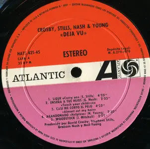  Crosby, Stills, Nash & Young ‎– Déjà Vu {Original SP} Vinyl Rip 24/96