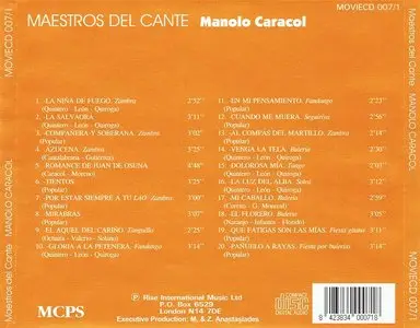 Manolo Caracol – Maestros del cante (2000's)