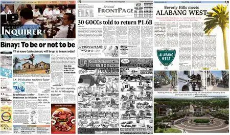 Philippine Daily Inquirer – November 06, 2014