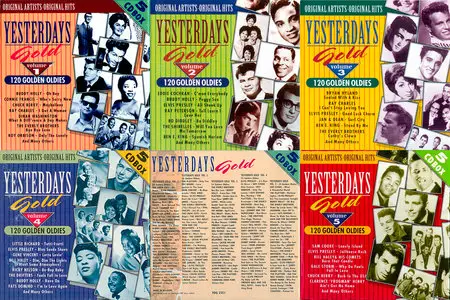 Various Artists - Yesterdays Gold: 600 Golden Oldies (24 Golden Oldies x5 CD x5 Boxes) [25 CD - 600 Tracks total] re-up