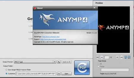 AnyMP4 PDF Converter Ultimate 3.1.12.22554