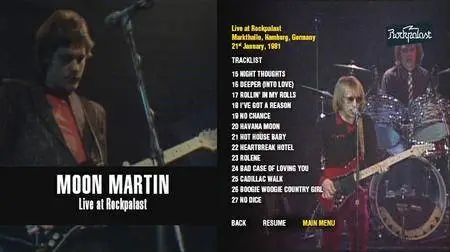 Moon Martin - Live At Rockpalast (2015) [3 disc set]