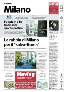 la Repubblica Milano - 5 Aprile 2019