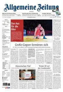Allgemeine Zeitung Mainz - 15. Januar 2018