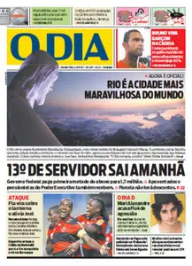 Jornal O Dia - 2 de julho de 2012 - Segunda