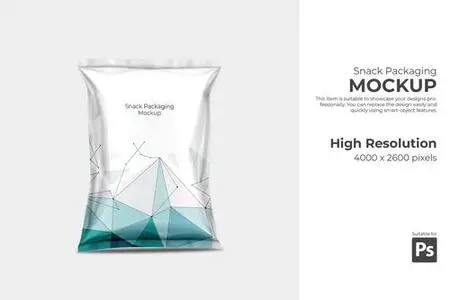 Snack Packaging Mockup MSECWY5