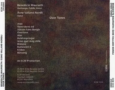 Benedicte Maurseth, Asne Valland Nordli - Over Tones (2014) {ECM 2315}