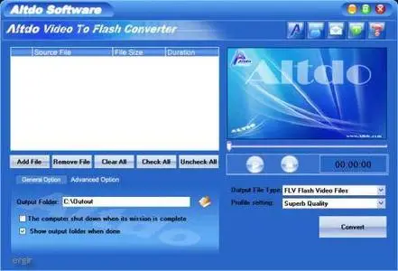 Altdo Video to Flash Converter 2.0 Portable