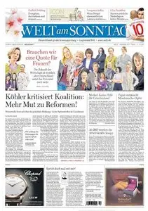 Welt am Sonntag vom 21. März 2010