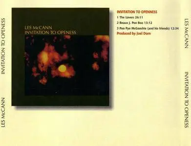 Les McCann - Invitation To Openness (1972) {Atlantic}