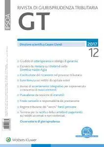 GT Rivista di Giurisprudenza Tributaria N.12 - Dicembre 2017