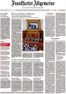 Frankfurter Allgemeine Zeitung vom Mittwoch, 17. September 2014