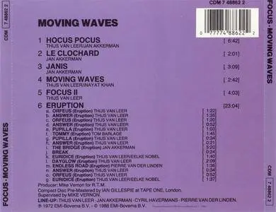 Focus - Moving Waves (1971) {1988 EMI-Bovema}