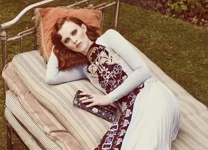 Karen Elson by Jon Gorrigan for Stylist Magazine UK September 2014