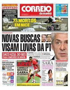 Correio da Manhã - 15 de julho de 2016