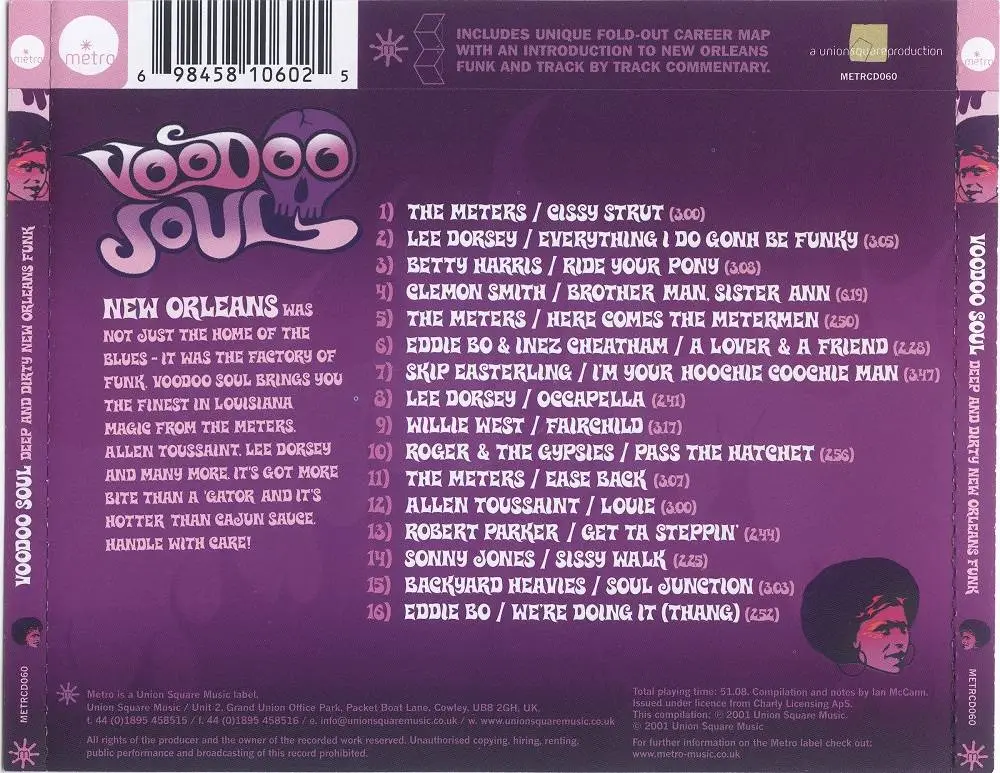 VA - Voodoo Soul: Deep and Dirty New Orleans Funk (2001)