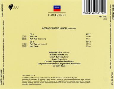 Colin Davis, Symphonieorchester des Bayerischen Rundfunks - George Frideric Handel: Messiah (2008)