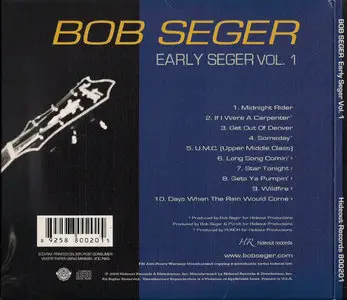 Bob Seger - Early Seger, Vol.1 (2009)