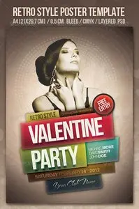 GraphicRiver Vintage Style Poster Design Template