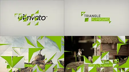 Triangle Flipboard - Project for After Effects (VideoHive)