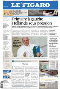 Le Figaro du Samedi 9 et Dimanche 10 Avril 2016