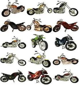 Motorcycle in PSD