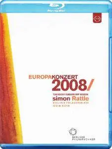Simon Rattle, Berliner Philharmoniker, Vadim Repin - Europakonzert 2008 from Moscow (2014) [Blu-Ray]