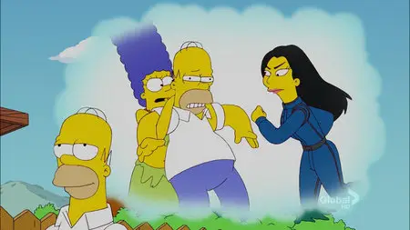 The Simpsons S22E07 How Munched is That Birdie in the Window