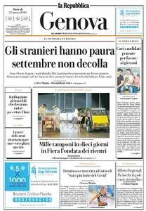 la Repubblica Genova - 25 Agosto 2020