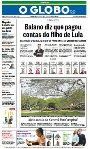 O Globo - 11 de outubro de 2015 - Domingo