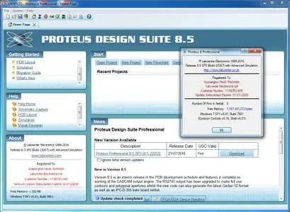 Proteus 8.5 SP0 with Advanced Simulation