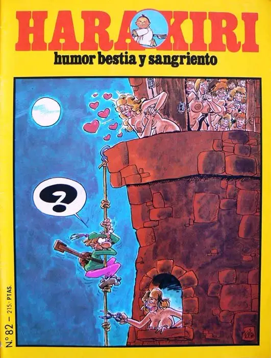 Hara Kiri #82 (de 152) Humor bestia y sangriento