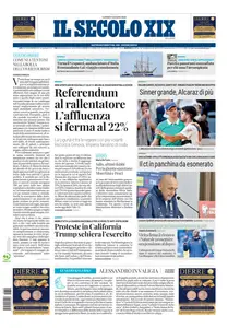 Il Secolo XIX Genova - 9 Giugno 2025