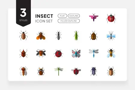 EE - Insect Icon Set TYTRKER