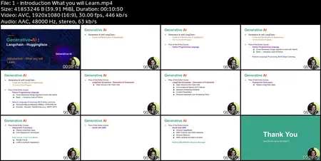 Generative AI Mastery: From ChatGPT to LangChain in Python