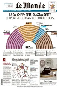 Le Monde du Mardi 9 Juillet 2024